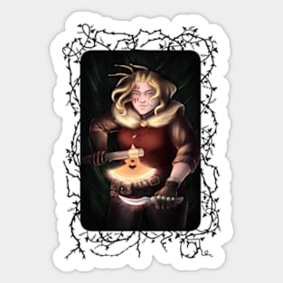 Halloween 2020 Viking Lana Zamula Vespiary Sticker